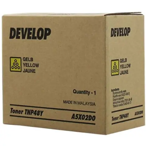 Toner Develop TNP48Y / A5X02D0 Yellow do drukarek (Oryginalny) [10k]